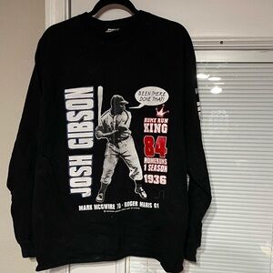 Vintage JOSH GIBSON HOME RUN KING" Negro League Shirt - Men's L